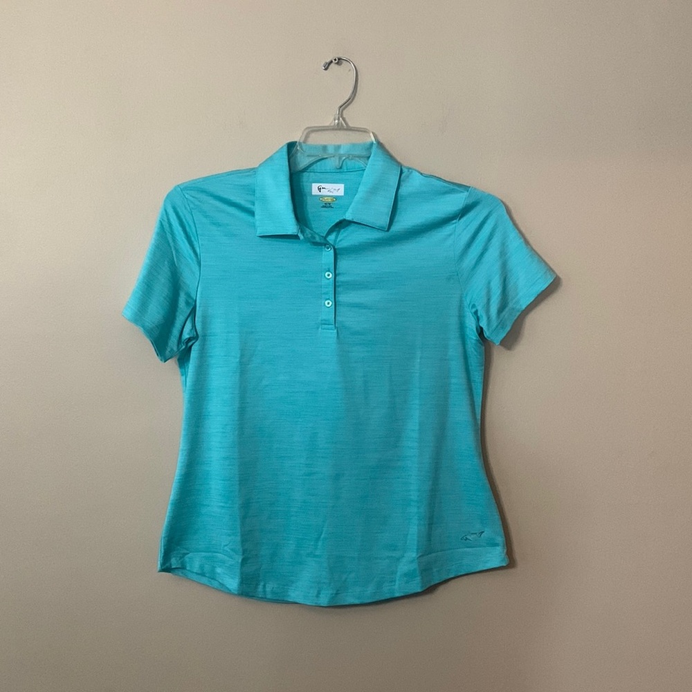 Greg Norman Collection ~ Women’s Golf Polo ~ Size M ~ Aqua Color